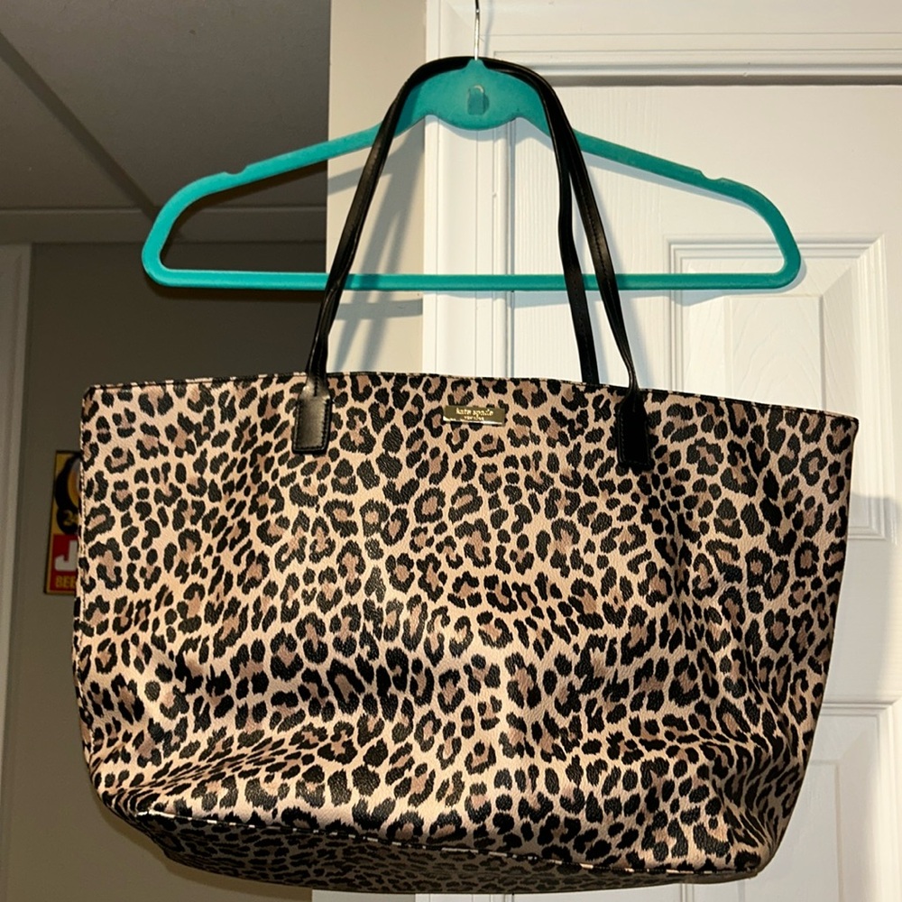 Kate Spade leopard tote